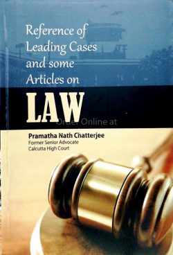 Reference Of Leading Cases And Some Article On Law