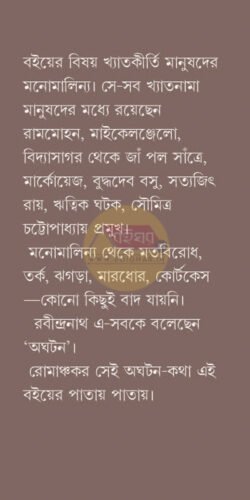 Alternative view of Manomalinya [Asish Dutta]