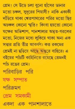 Alternative view of Panchronger Prem [Himardrikishore Dasgupta]